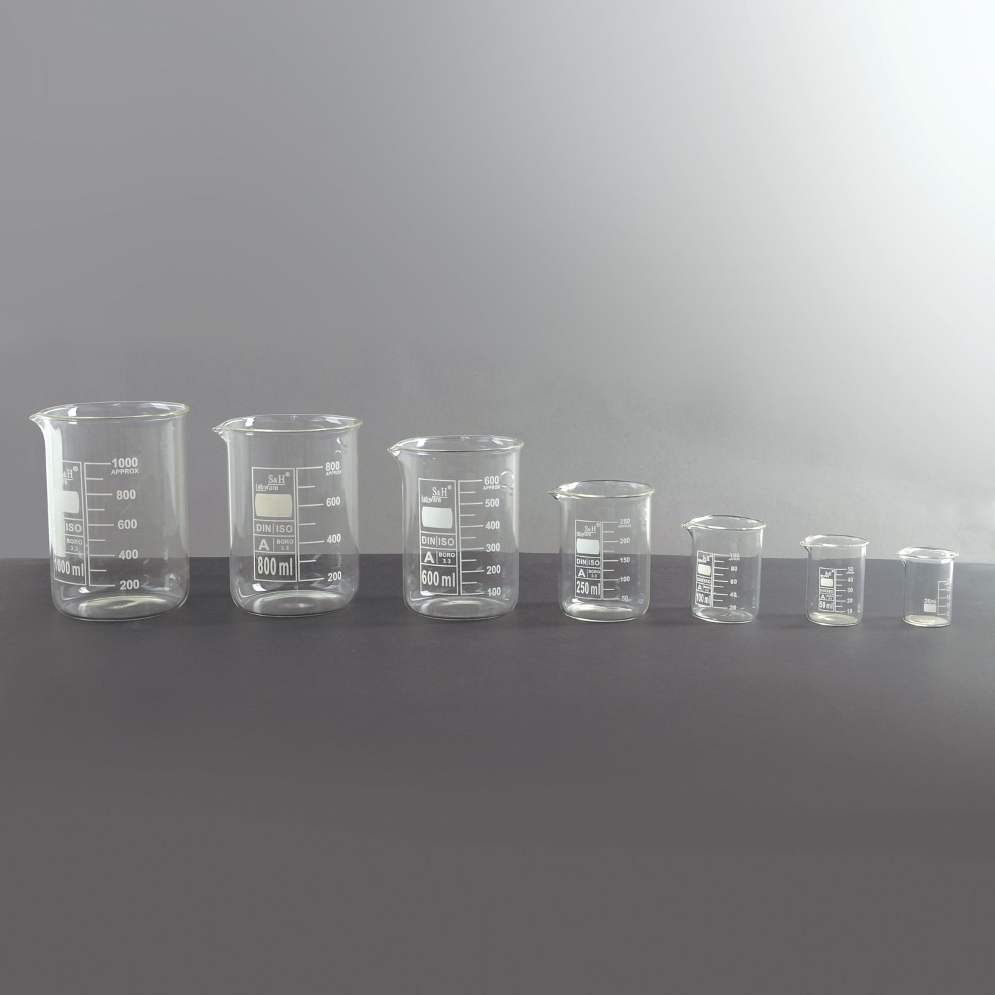 Borosilicate Glass Beakers General Glassware Utest Material Testing Equipment